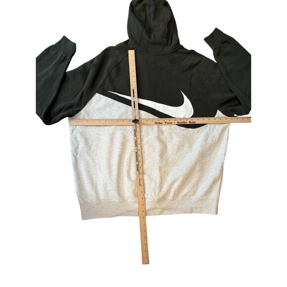 Nike Hoodie Men Sz XXL Colorblock Green Gray Full Zip Casual Logo Swoosh Gym - Picture 6 of 6